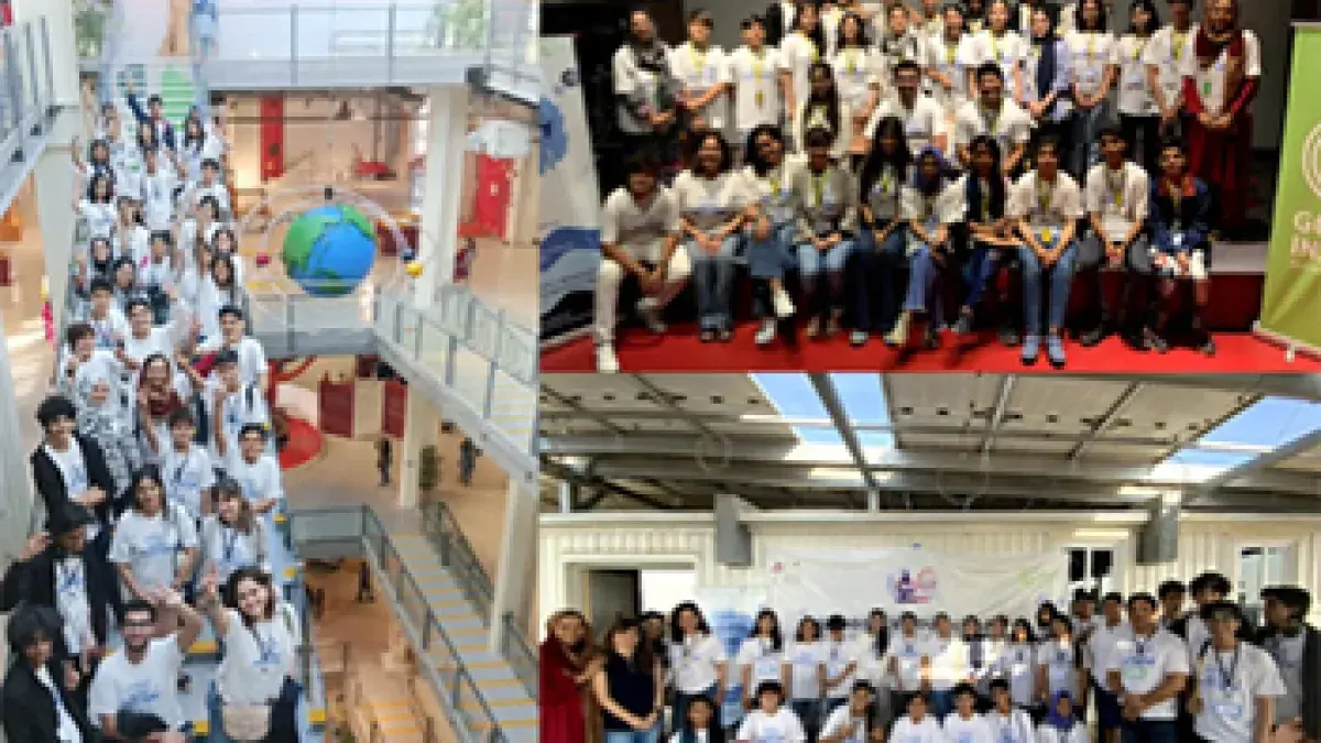 youth camp group photo