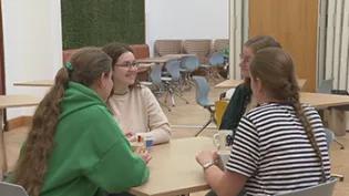 Congregation of students 