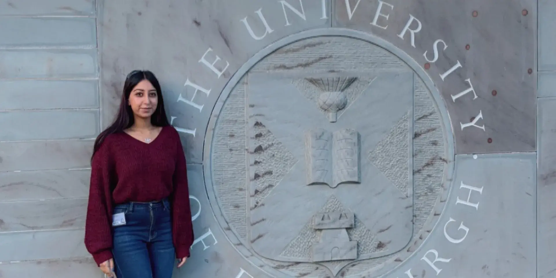 PhD student Mariyah Sajjad at the KB campus