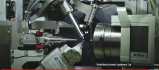 Still from video showing equipment