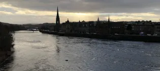 View of the river