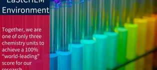 Rainbow coloured test tubes