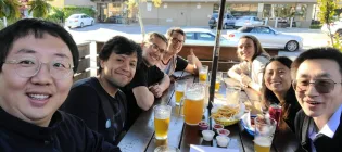 Team at Dutch Goose for beamtime at LCLS