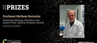 Professor Mathew Horrocks RSC Jeremy Knowles Award 2026