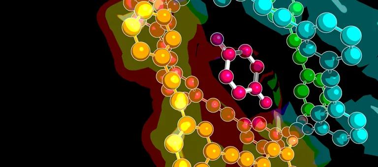 A colourful molecule