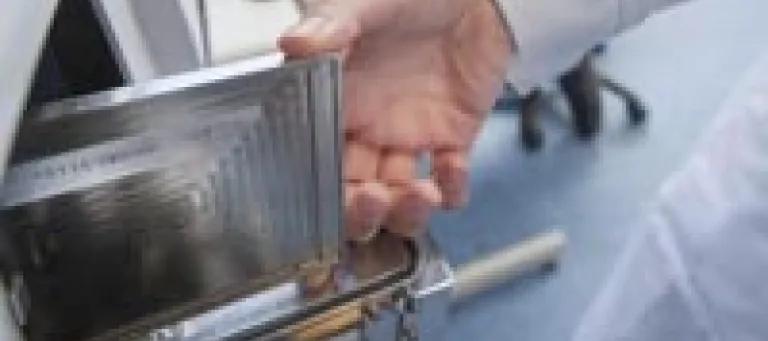 An instrument in use