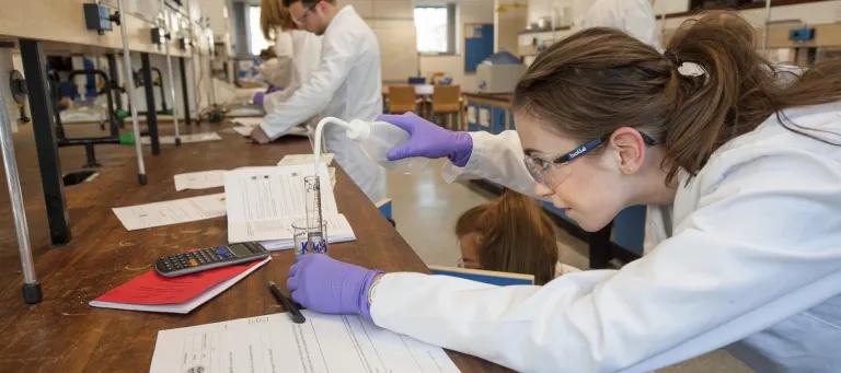 Students in Chemistry Lab