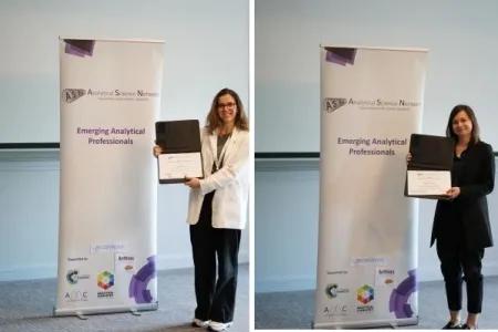 Zuzanna and Faidra with their prizes