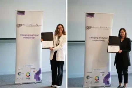 Zuzanna and Faidra with their prizes