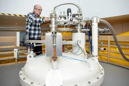 Juraj Bella in the NMR facility