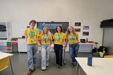 L-R presenters Ben Spenceley, Jenny Gracie, Annabel MacGregor and Emma Tomlinson