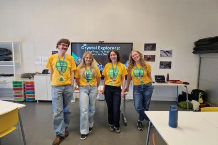 L-R presenters Ben Spenceley, Jenny Gracie, Annabel MacGregor and Emma Tomlinson