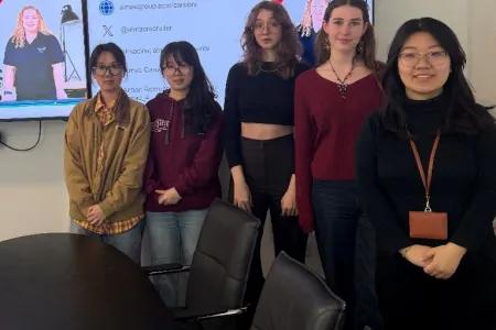 PGT students at the visit