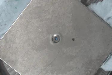 Indented drilled gasket