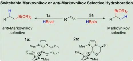Markovnikov-Selective, Activator-Free Iron-Catalyzed Vinylarene Hydroboration