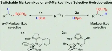 Markovnikov-Selective, Activator-Free Iron-Catalyzed Vinylarene Hydroboration