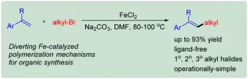 Iron-Catalyzed Heck-Type Alkenylation of Functionalized Alkyl Bromides