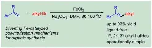 Iron-Catalyzed Heck-Type Alkenylation of Functionalized Alkyl Bromides