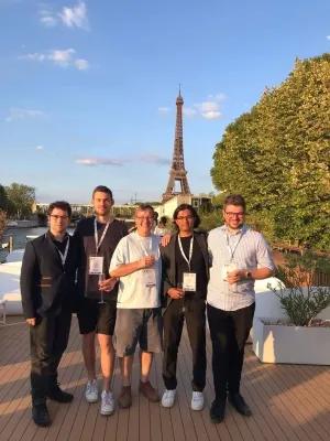 The group in Paris