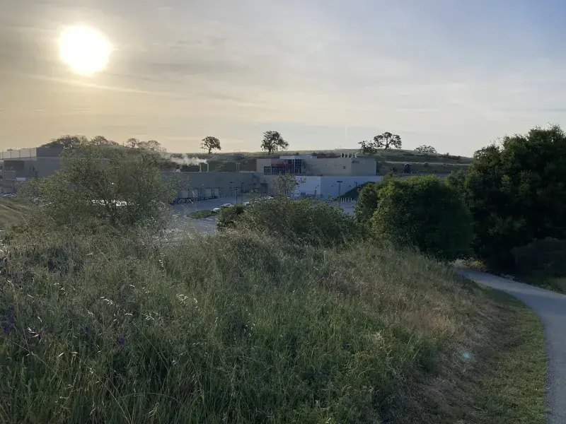 Sunrise over LCLS