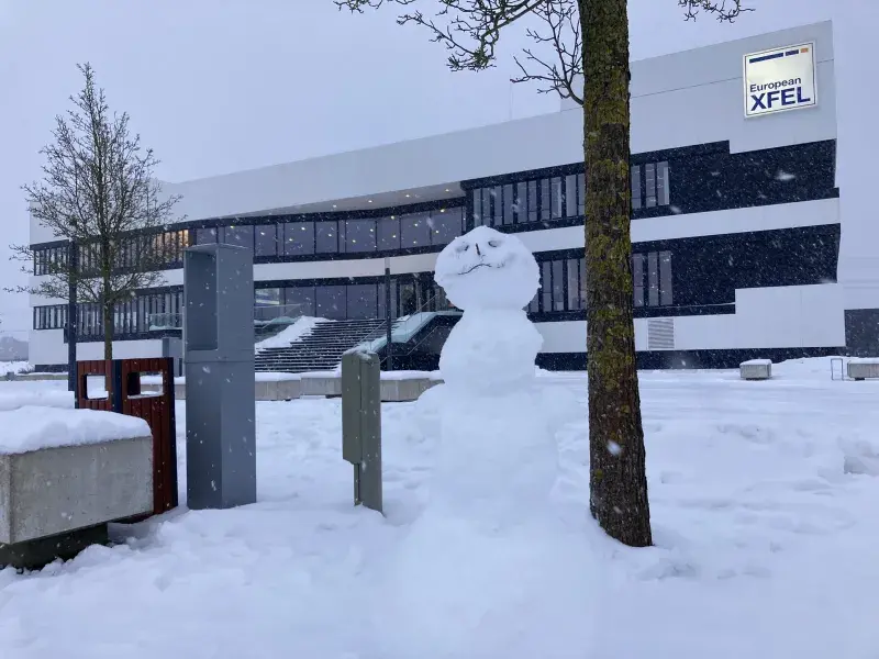 Snow day at the EuropeanXFEL!