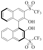 3,3 -Bis(trifluoromethanesulfonyl)-2,2 - dihydroxy-1,1 -binaphthalene