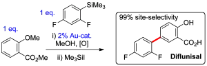 Gold-Catalyzed Direct Arylation