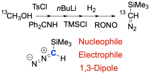 Trimethylsilyldiazo[13C]methane: A Versatile 13C-Labelling Reagent
