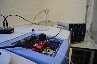 Another view of the IR instrument