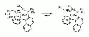 H-Quadrupolar Coupling-based Analysis of Stereochemical and Regiochemical Memory in the Pd-catalysed Allylic Alkylation of iso-Cinnamyl type Substrates Employing the Chiral Monophosphine Ligands 'MOP' and 'MAP'