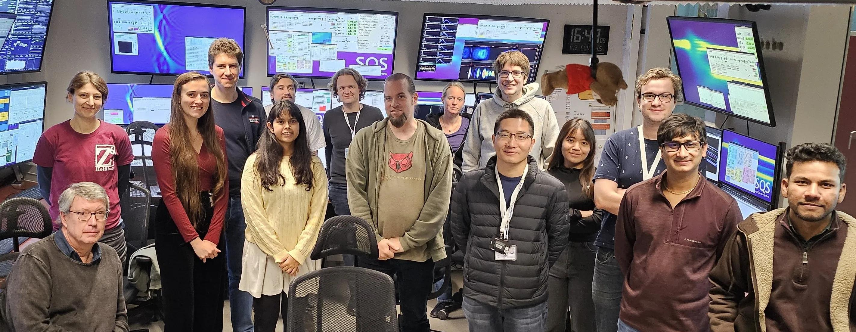 Team for beamtime at European XFEL
