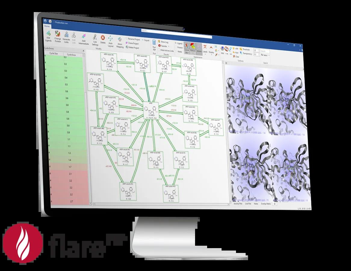 Cresset's Flare FEP software