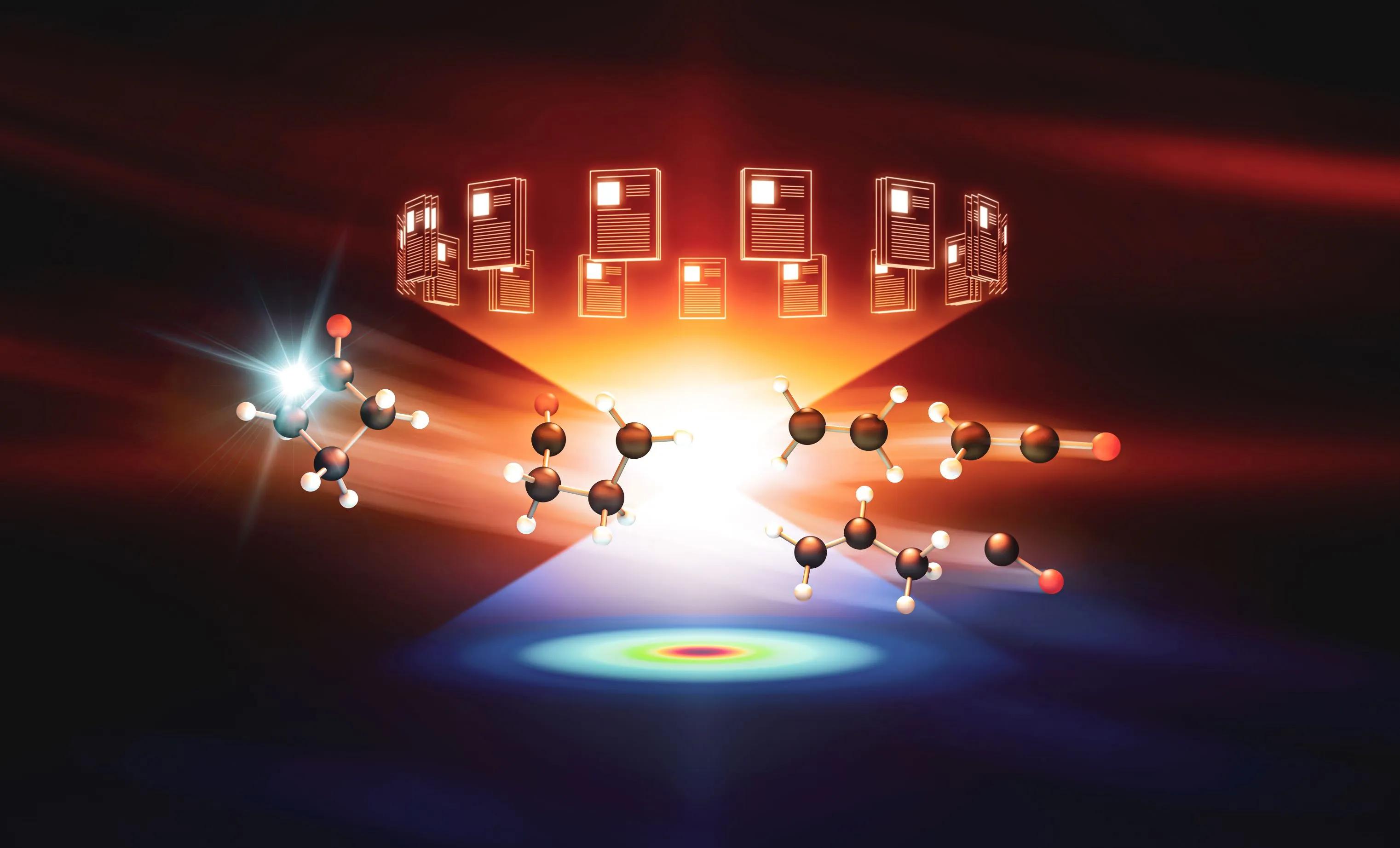Figure 1: Graphical representation of the Cyclobutanone Photochemistry Prediction Challenge (credit: Greg Stewart, SLAC National Accelerator Laboratory).