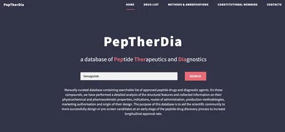 PepTherDia Homepage