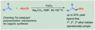 Iron-Catalyzed Heck-Type Alkenylation of Functionalized Alkyl Bromides