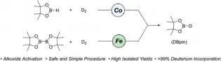 Synthesis of DBpin using Earth-abundant metal catalysis