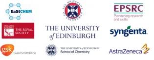 Logos of all our funders - EaSTCHE, The University of Edinburgh, EPSRC, Syngenta, AstraZeneca, GSK and the Royal Society