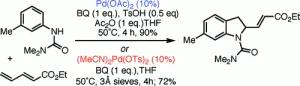 Distinct Reactivity of Pd(OTs)2: the Intermolecular Pd(II)-Catalyzed 1,2-Carboamination of Dienes
