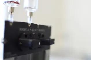 Close-up of the IR instrument