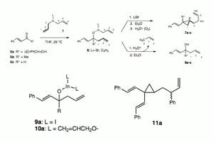Homoallyl-Substituted Vinylcyclopropanes from α,β-Unsaturated Ketones and Allylindium Derivatives