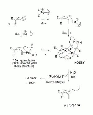 Structural and Mechanistic Studies of the Activation and Propagation of a Cationic Allyl-Pd pro-catalyst in 1,6-diene Cycloisomerisation