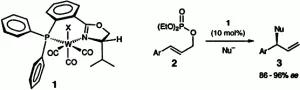 Chiral Phosphanodihydrooxazoles in Asymmetric Catalysis: Tungsten-Catalyzed Allylic Substitution