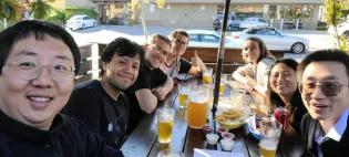 Team at Dutch Goose for beamtime at LCLS