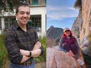 Paper co-authors Michael Herrera and Francesca Lubbock