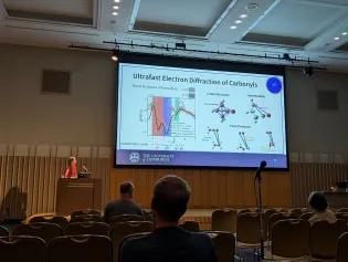 Alice presenting at ICPEAC