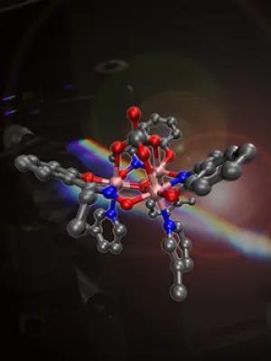 3d rendering of molecule