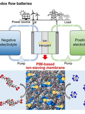 PIM BASED ION SIEVING MEMBRAME Diagram
